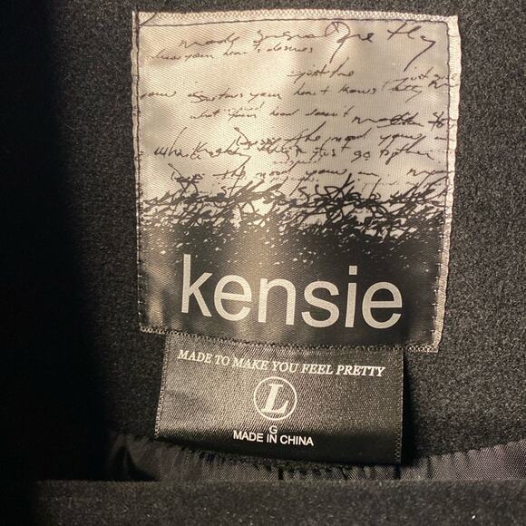 Kensie double breasted long coat - Picture 2 of 8